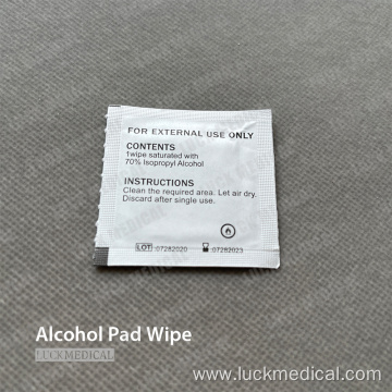 Disposable Alcohol Wipes Individually Wrapped